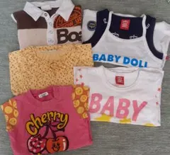 女の子 90cm 5着セット Tシャツ ベビド Bit'z
