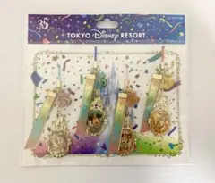 新品 ディズニー35周年 ストラップセット