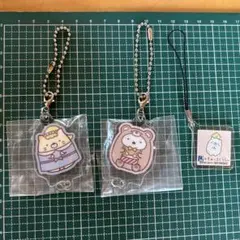 すみっコぐらし　繋がる　アクリルチャーム　2個　おまけ　はま寿司ストラップ