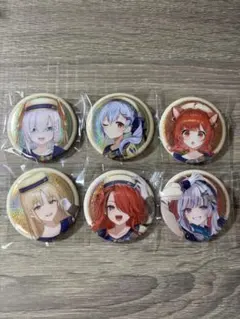 にじさんじ缶バッジビスケット2 缶バッジ　6個