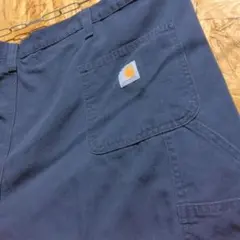 極太　カーハート ライトダック ペインターパンツ W50 紺　Carharttのサムネイル