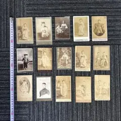 ポストカード 写真カード 3枚 子ども 人形 セピア色 1920年代/K719