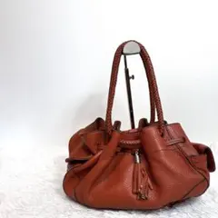 美品　Cole Haan ハンドバッグ　巾着バッグ　レザー　コールハーン