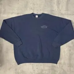 90s USA製 fruit of the loom 刺繍 スウェット ネイビー