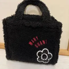 美品×MARY QUANT ×ブラック ×トートバッグ