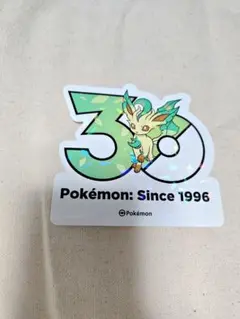 ポケモン メガフェスタ 韓国 30周年 ランダムステッカー リーフィア