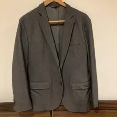 グレー テーラードジャケット 肩幅67cm
