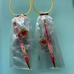 セボンスターチャーム付きボールペン　2個セット