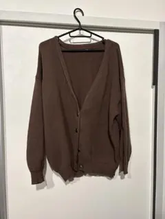 Kastaneブラウン カーディガン L