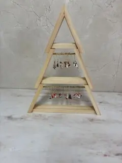 木製クリスマスツリー　アクセサリー　香水　スタンド　ヒノキ