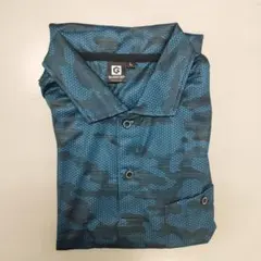 MAXDRYエアーUV+軽量長袖ポロシャツ カモアイビー Lサイズ