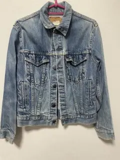 淡い青 デニムジャケット レディース