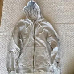 Champion グレー フルジップ パーカー
