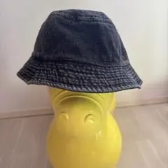 ダークグレー バケットハット リバーシブル