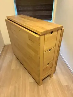 IKEA ノールデン　バタフライテーブル　 引き出し付き ちい様 IKEA ノールデン NORDEN バタフライテーブル - メルカリ