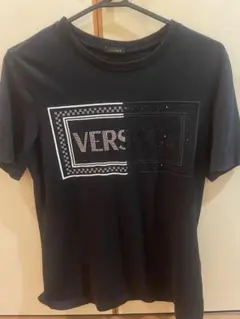 ruito様専用 VERSACE ヴェルサーチ ロゴ ラインストーン Tシャツのサムネイル