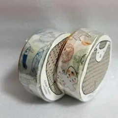 新品 倉敷意匠計画室 絵と木工のトリノコ マスキングテープ 廃盤 けものたち