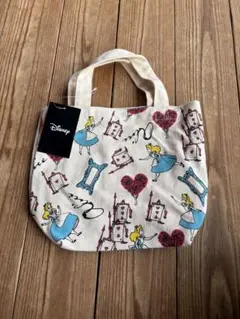 新品　未使用　Disney 不思議の国のアリス ミニ　トートバッグ