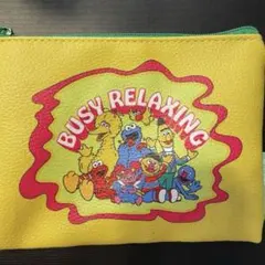 セサミストリート フラットポーチ
