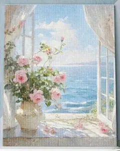 ダイヤモンドアートキット花