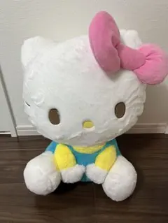 ハローキティ おすわりドール　GJ リボンピンク　特大ぬいぐるみ