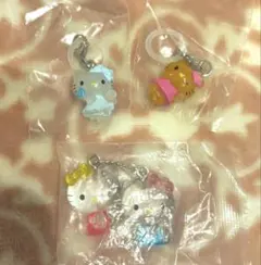 ハローキティ めじるしアクセサリー 天使 日焼け なかよしドロップ ガチャガチャ