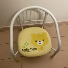 ベビーチェア クマのイラスト付き　豆椅子