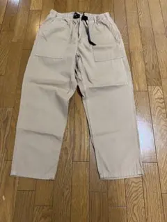 GRAMICCI ベージュ ストレートレッグパンツ M