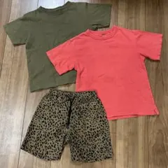 ユニクロ　GU グローバルワーク　Tシャツ　半ズボン　130 120