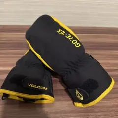 VOLCOM GORE-TEX ミトングローブ ブラック/イエロー　サイズM