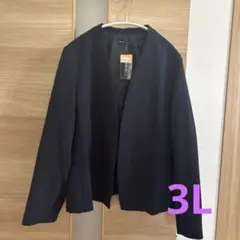 クロッシー　ジャケット　セレモニー　3L ノーカラー