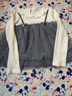 チュール付き　カットソー