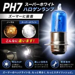 PH7タイプ スーパーホワイトハロゲンバルブ 1個のサムネイル