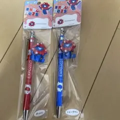 新品未開封★ミャクミャク立体マスコット★ボールペンシャーペン2点セット