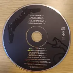 Metallica CD ブラックアルバム　ケース無し