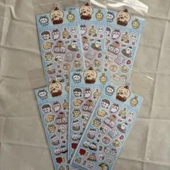 【新品】ちいかわ ハチワレ ウサギ キラキラシール ホログラ6枚セット