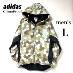 【新品】Y2K adidas 総柄 ClimaProof ジャケット L 希少