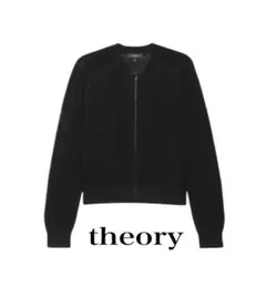 Theory ジップカーディガン ブラックのサムネイル