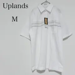 ☆新品タグ付き☆ Uplands 半袖ポロシャツ 胸ポケット コットン混【M】のサムネイル