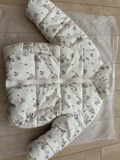 petit main 花柄ダウンコート　　110