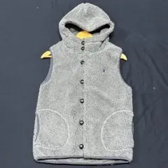 極美品 Gymphlex ボアパーカー ベスト 起毛 モコモコ ジムフレックス