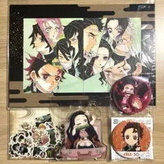 鬼滅の刃 竈門禰豆子 缶バッジ キーホルダー フレークシール みにきゃら