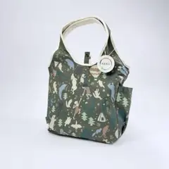 ハンティングワールド ボルネオ トートバッグ 迷彩 アニマル柄 リバーシブル