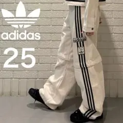 新品25⭐️adidas アディブレイク 2-IN-1 デニムパンツ 黒&白 2点