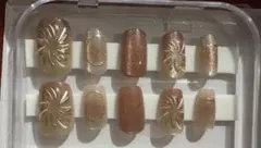 【ネイルテープ付き】　グラデーションネイルチップ 10個入り