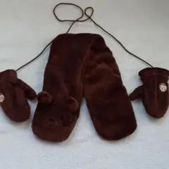 くまさんのマフラー&手袋