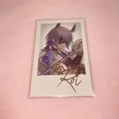 にじさんじ チェキ 小柳ロウ デビュー レア 箔押し サイン