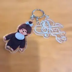 モンチッチ アクリルキーホルダー ラメ入り - メルカリ