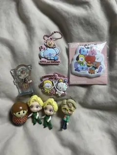 公式 BT21 BTS キーホルダー アクリルスタンド フィギュア セット