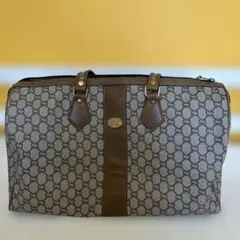 GUCCI Plus ボストンバッグ 中型 ベージュ・ブラウン